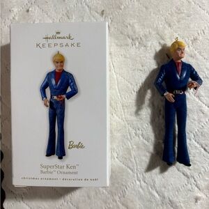 Hallmark Keepsake SuperStar Ken Ornament in Blue